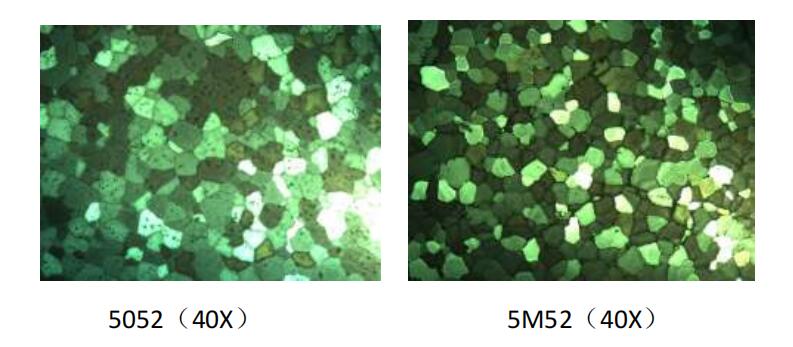 5052/5m52金相組織對(duì)比